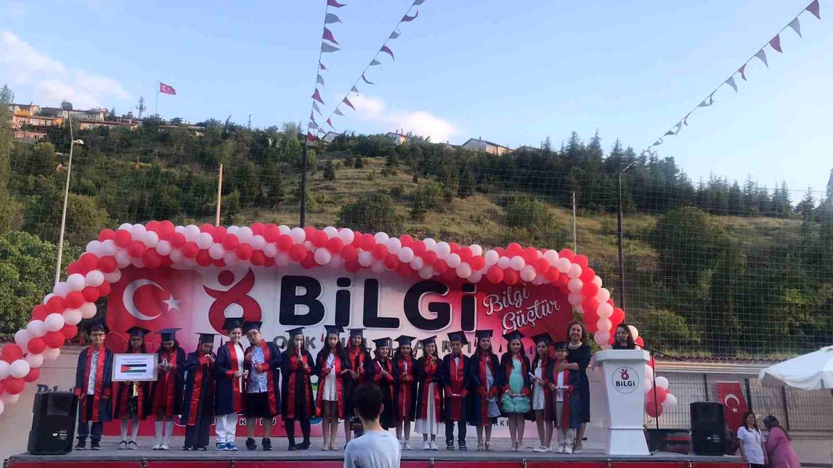 Tokat'taki öğrencilerden Gazze'ye destek protestosu
