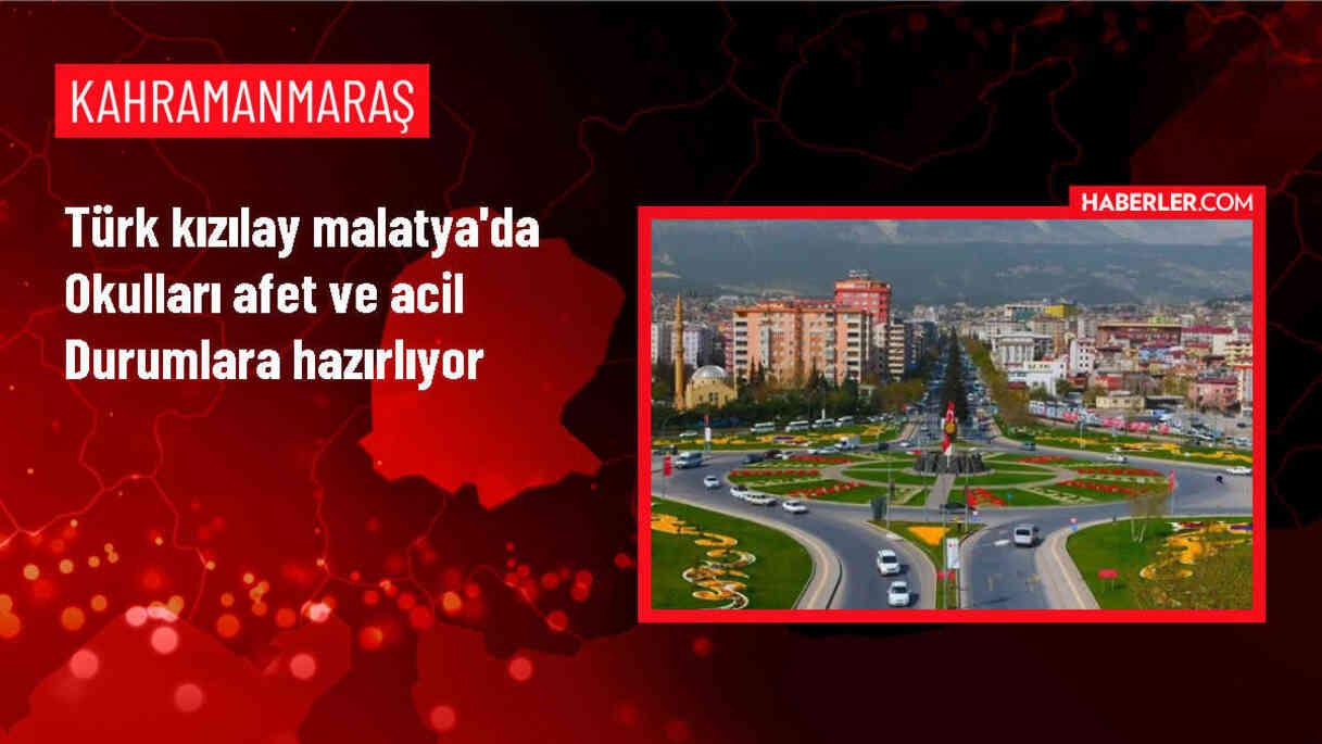 Türk Kızılay Malatya'da okulları afet ve acil durumlara hazırlıyor