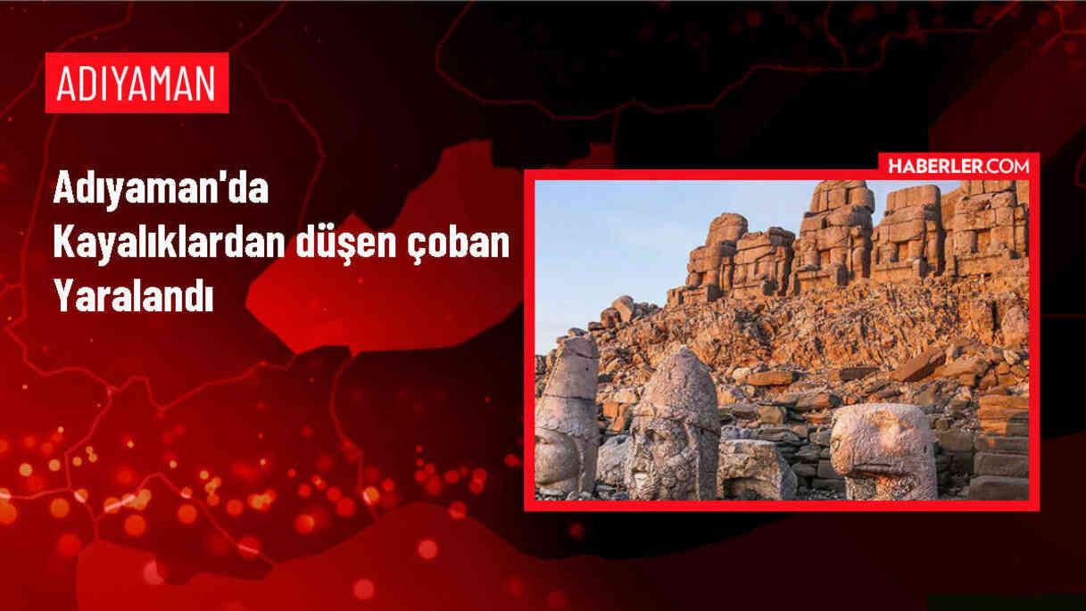 Adıyaman'da çoban kayalıklardan düşerek yaralandı