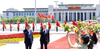 Çin Cumhurbaşkanı Xi Jinping, Tunus Cumhurbaşkanı Kays Said ile Buluştu