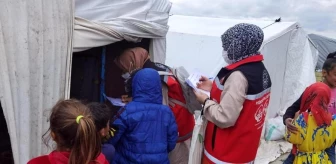 Eskişehir Aile ve Sosyal Hizmetler İl Müdürlüğü, Alpu'daki Çadır Kentlere Ziyaret Gerçekleştirdi