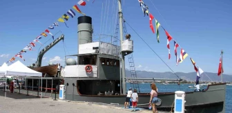Fethiye'de Tarihi Nusret Mayın Gemisi Ziyarete Açıldı