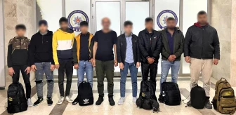 Edirne'de 8 düzensiz göçmen yakalandı, sürücü tutuklandı