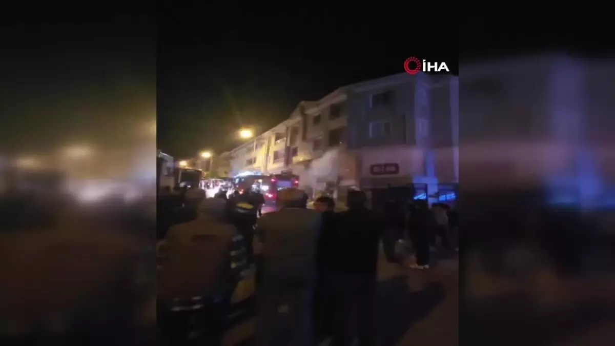 Gölbaşı'nda market deposunda çıkan yangın korkuttu