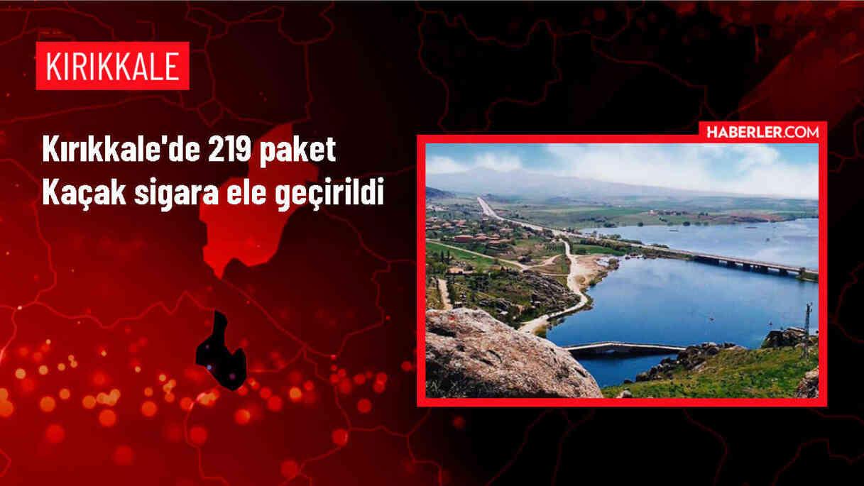 Kırıkkale'de 219 Paket Kaçak Sigara Ele Geçirildi