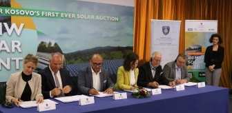 Kosova'da 100 MW Kapasiteli Güneş Enerjisi Santrali İçin İmza Töreni Düzenlendi