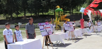 Taşova'da Çaydibi Şehit Lütfi Aras İlkokulu ve Ortaokulu'nda Bilim Fuarı Açıldı