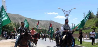 Bitlis'te Filistin'e Destek Yürüyüşü Gerçekleştirildi