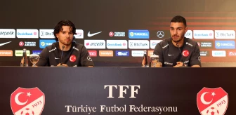 Milli futbolcular Ferdi Kadıoğlu ve Kaan Ayhan, Avrupa Şampiyonası'ndaki hedeflerini anlattı
