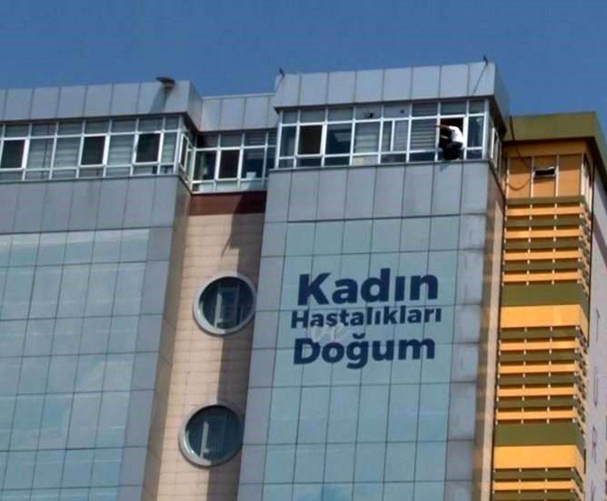 Konya'da Hastane Binasında İntihar Girişimi