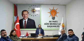 AK Parti Ağrı Merkez İlçe Başkanlığı 'Çaya Bekleriz' Projesi Başlattı