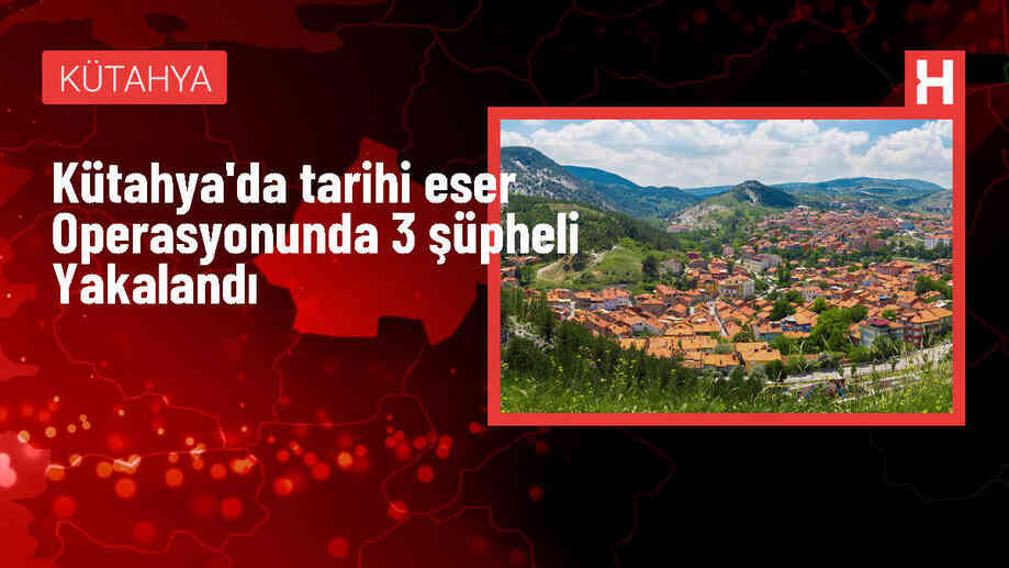 Kütahya'da Antik Çağa Ait 75 Parça Objeye El Konuldu