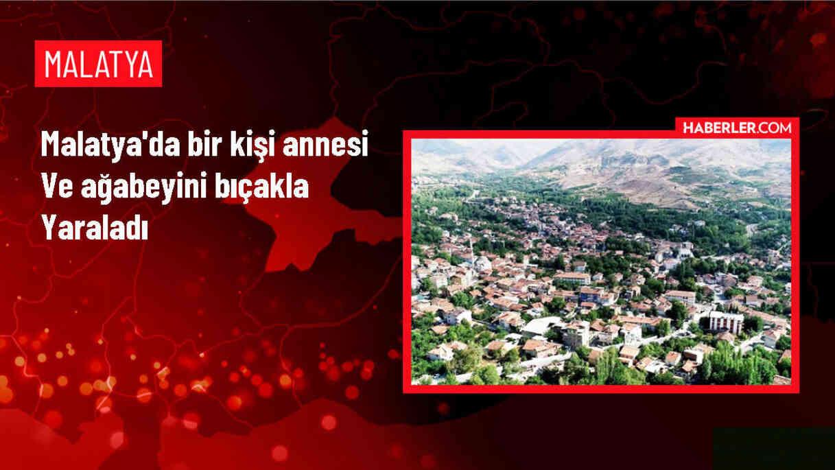 Malatya'da bir kişi annesini ve ağabeyini bıçakladı