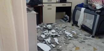Mardin'de evin tavanı çöktü: Anne ve oğlu yaralandı