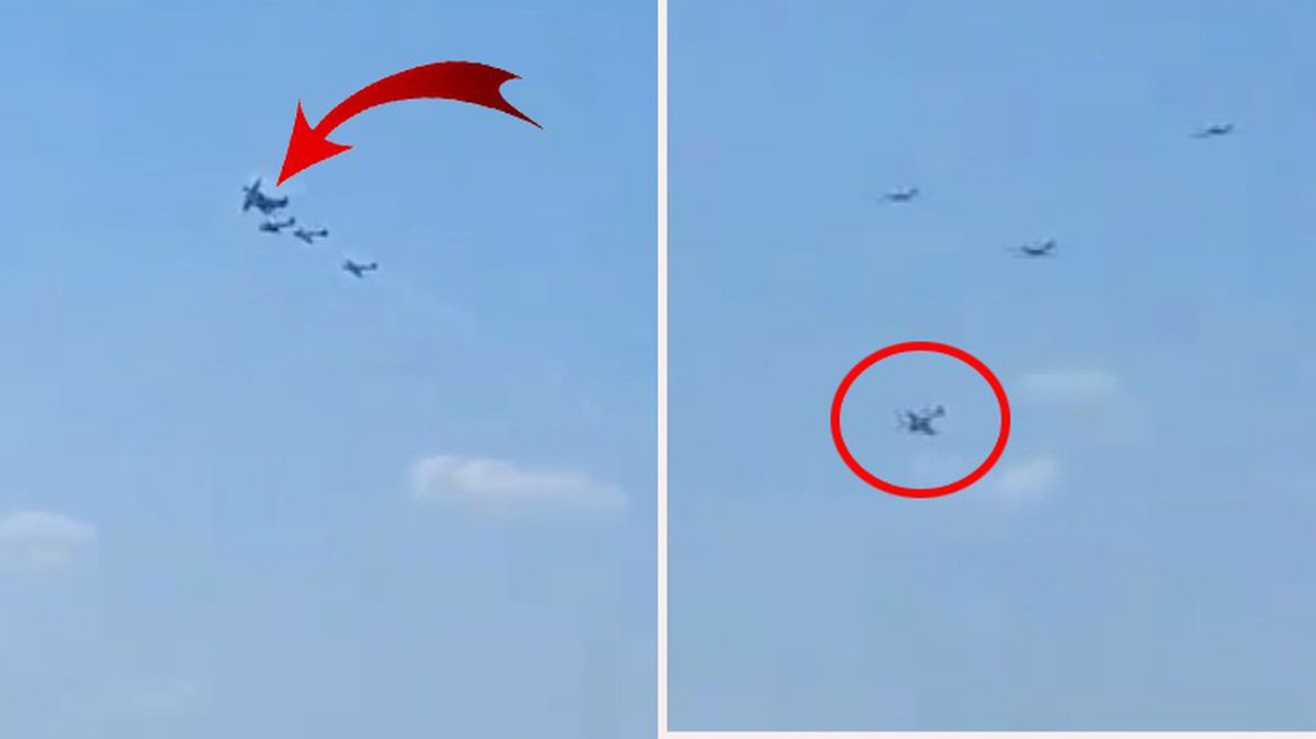 Portekiz'de gösteri uçuşunda iki uçak çarpıştı: 1 pilot hayatını kaybetti