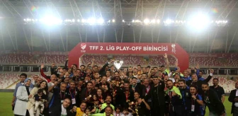 Iğdır FK, TFF 2. Lig Play-Off Finali'nde 1461 Trabzon'u mağlup ederek 1. Lig'e yükseldi