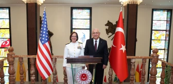 Milli Savunma Bakanı Yaşar Güler, ABD Deniz Kuvvetleri Komutanı Lisa Franchetti ile Görüştü