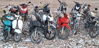Eskişehir'de 14 motosiklet çalındı, 10 şüpheli yakalandı