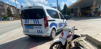 Konya'da otomobil ile motosiklet çarpıştı, motosiklet sürücüsü yaralandı