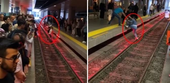 İstanbul'da 2 metro hattında arıza! Yolcular raylarda yürüdü, tehlikeli anlar kameraya yansıdı