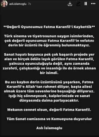 Fatma Karanfil öldü mü, kaç yaşındaydı? Fatma Karanfil kanser mi, neden öldü?