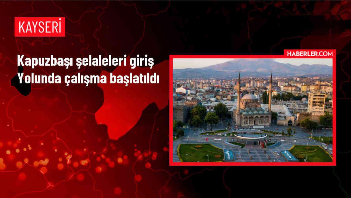 Kapuzbaşı Şelaleleri Giriş Yolunda Onarım Çalışması Başlatıldı