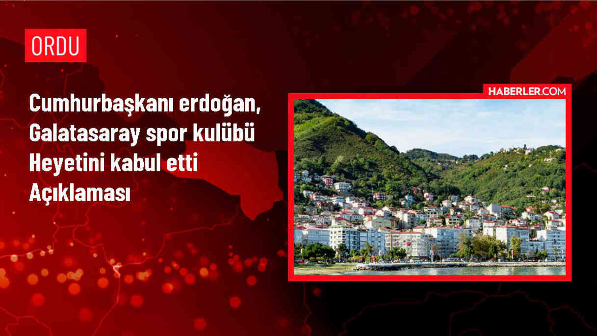 Cumhurbaşkanı Erdoğan, Galatasaray Spor Kulübü heyetini kabul etti Açıklaması