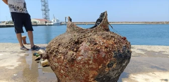 Enez Limanı'nda Deniz Dibinden Çöp Toplayan Dalgıçlar Amfora Buldu