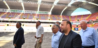 Kayseri Büyükşehir Belediye Başkanı Stadyum İncelemesi Yaptı