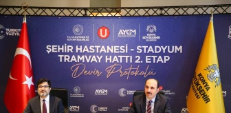 Konya Büyükşehir Belediyesi ile Ulaştırma ve Altyapı Bakanlığı arasında Şehir Hastanesi-Stadyum Tramvay Hattı protokolü imzalandı