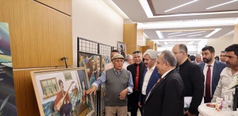 Talas'ta Ressam Hasan Bağdaş'ın Sergisi Açıldı