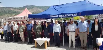 Bayat HEM Kursiyerlerinin Yıl Sonu Sergisi Açıldı