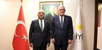 İYİ Parti Genel Başkanı Müsavat Dervişoğlu, DSP Genel Başkanı Önder Aksakal ile Görüştü