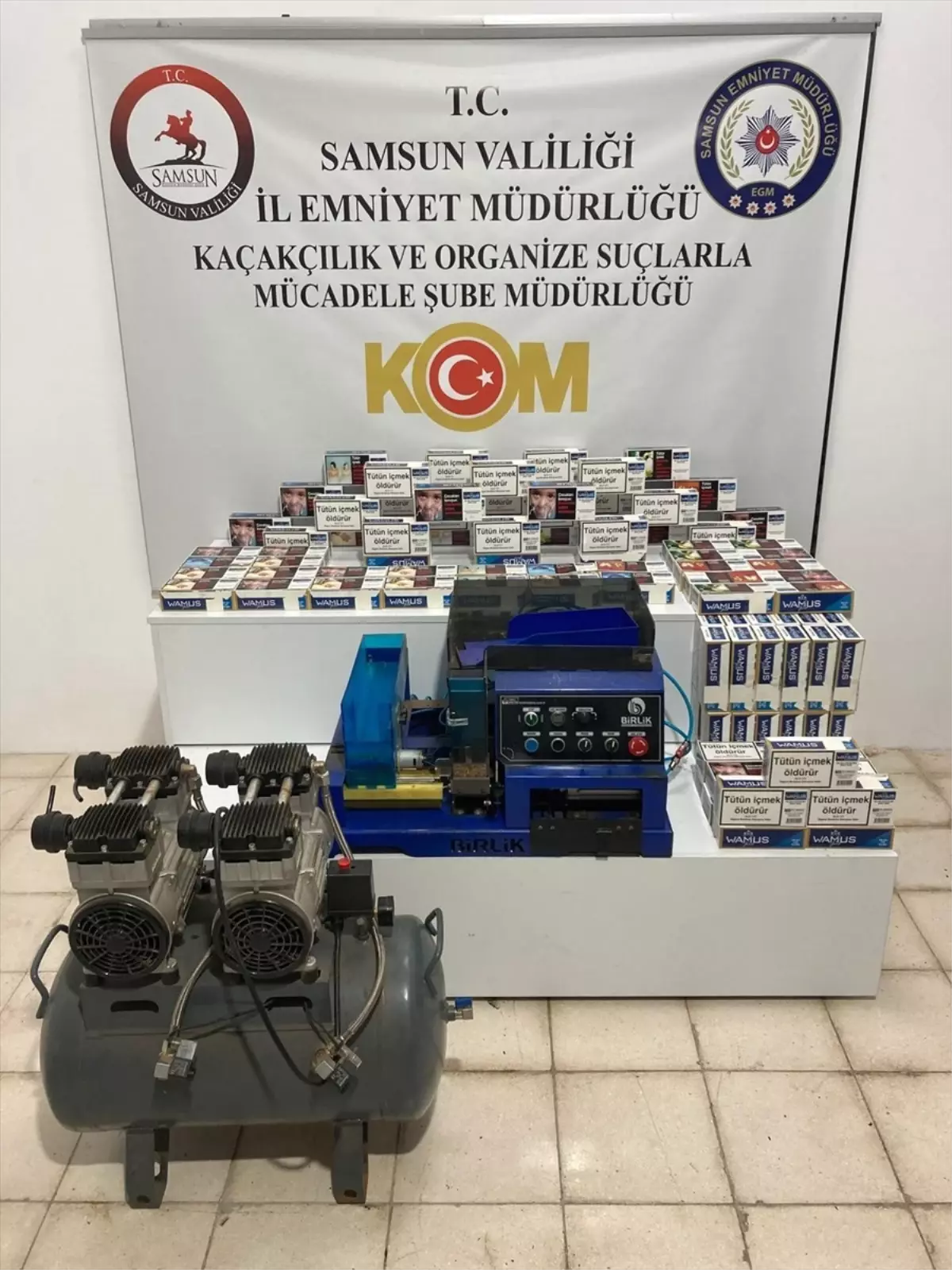 Samsun'da Kaçakçılık Operasyonunda 16 Kişi Gözaltına Alındı