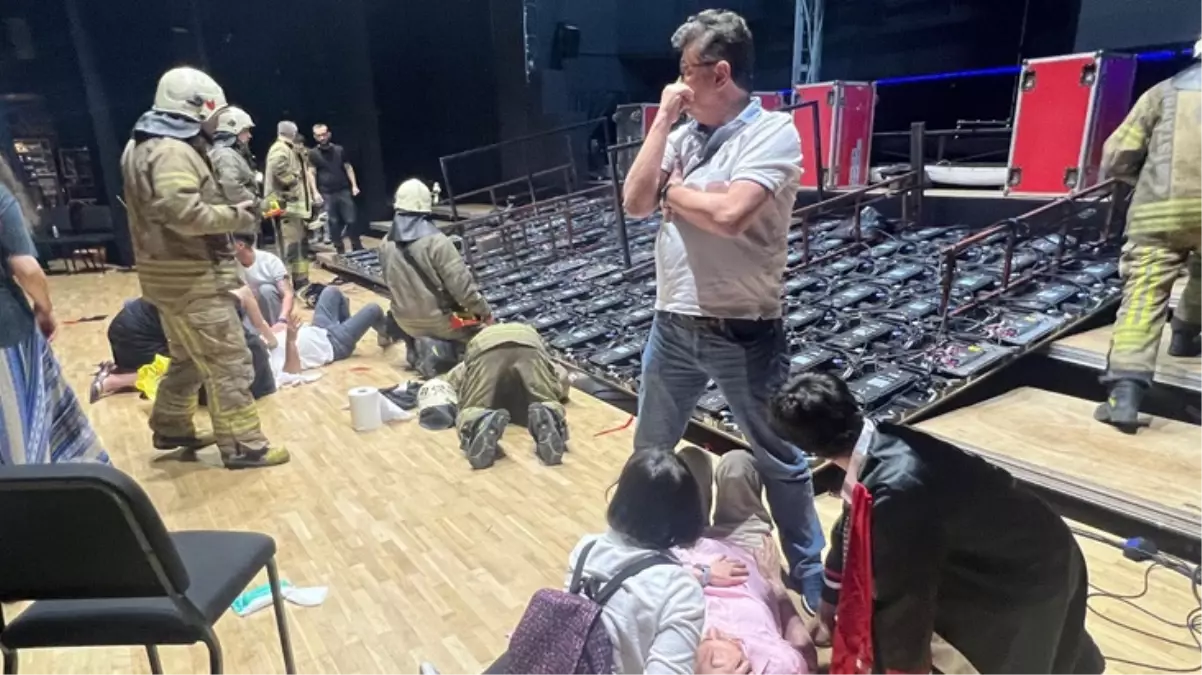 Şişli'de mezuniyet töreninde dev ekran öğrencilerin üzerine düştü: 6 yaralı