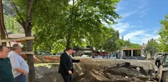 Sivas'ın Akıncılar ilçesinde kent meydanı projesi başladı