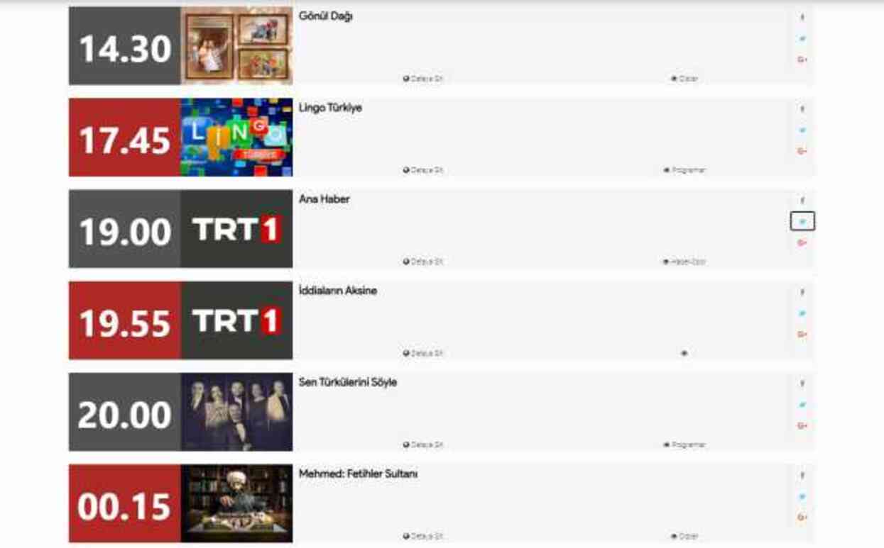 TRT1 CANLI YAYIN AKIŞI | TRT1 yayın akışında neler var? TRT 1 CANLI İZLE