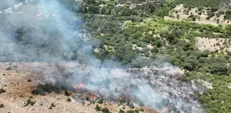 Çanakkale'de makilik alanda çıkan yangın söndürüldü