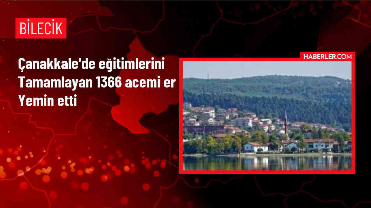 Çanakkale 116. Jandarma Eğitim Merkez Komutanlığı'nda Yemin Töreni