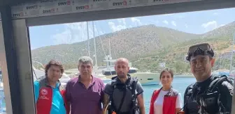 Muğla'nın Datça ilçesinde deniz dibi temizliği yapıldı