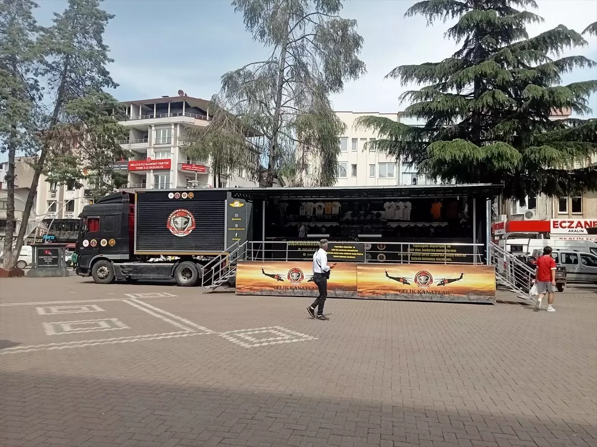 Terme'de Jandarma Genel Komutanlığı ve JÖAK Tanıtım Tırı İlgiyle Karşılandı