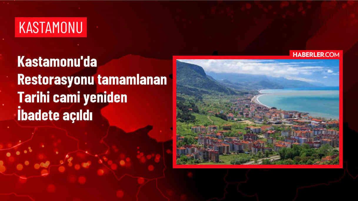 Kastamonu Doğanyurt'ta Cumayanı Merkez Camisi yeniden ibadete açıldı