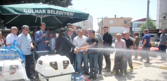 Mersin'in Gülnar ilçesinde üreticilere pülverizatör dağıtıldı