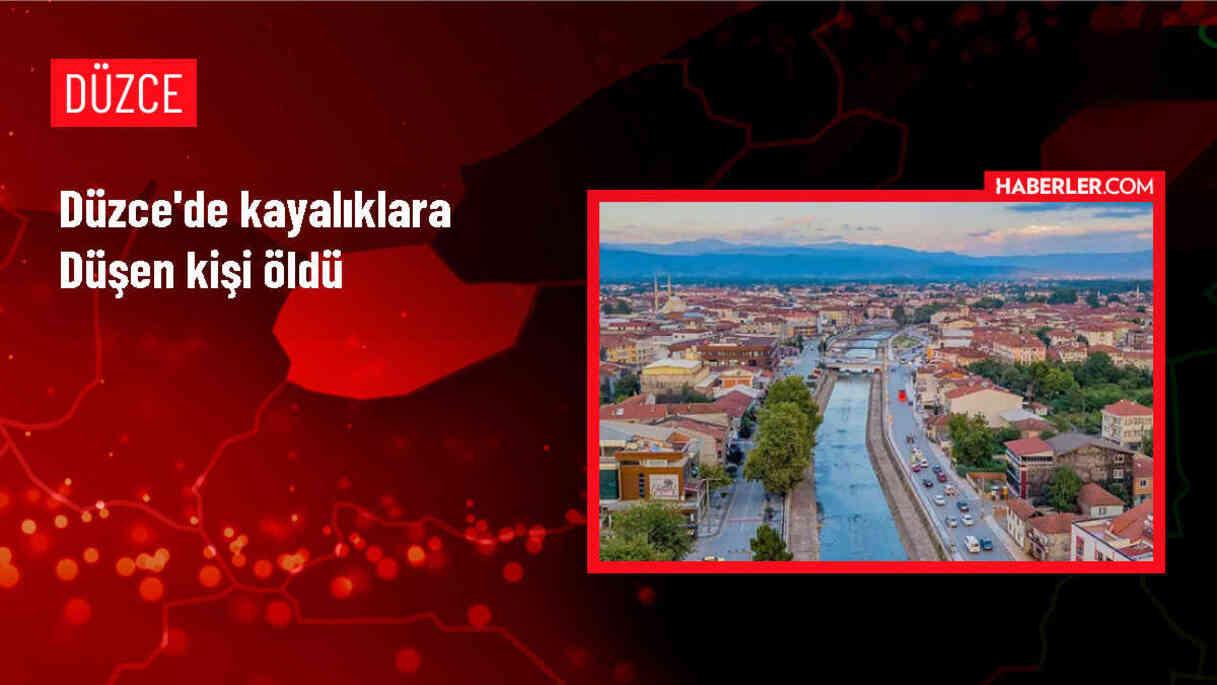 Düzce'de Kayalıklara Düşen Kişi Hayatını Kaybetti