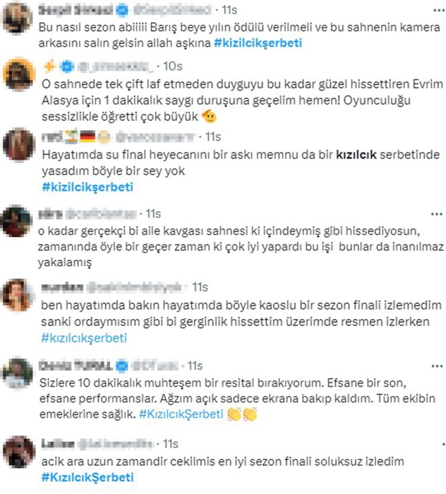 Kızılcık Şerbeti sezon finaliyle ortalığı kasıp kavurdu! Seyircilerden yorum yağdı