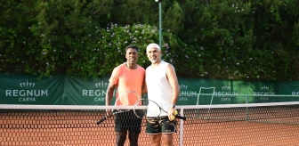 Seedorf ve Taşdemir Antalya'da Tenis Maçı Yaptı
