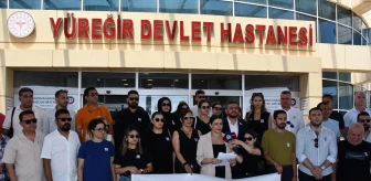 Adana'da Hemşire Cinayeti Protesto Edildi
