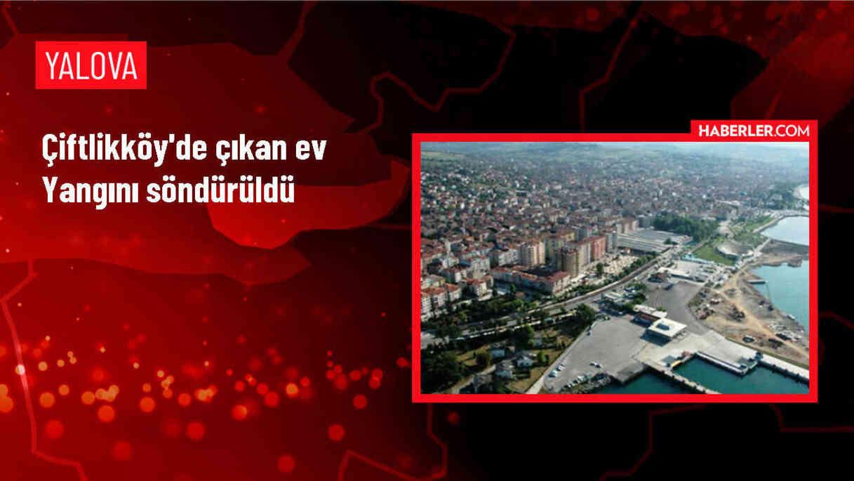 Yalova'da tek katlı evde çıkan yangın söndürüldü