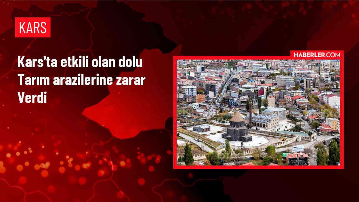 Kars'ta Şiddetli Dolu Tarım Arazilerine Zarar Verdi