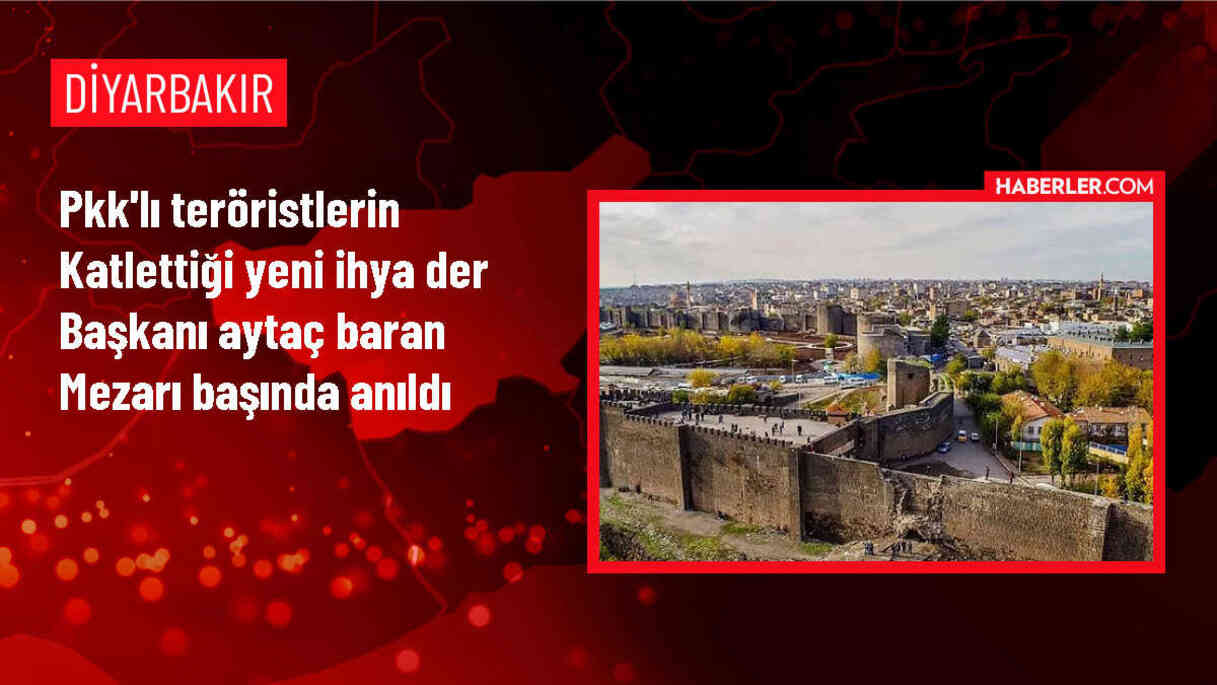 Diyarbakır'da Yeni İhya Der Başkanı Aytaç Baran için anma töreni düzenlendi